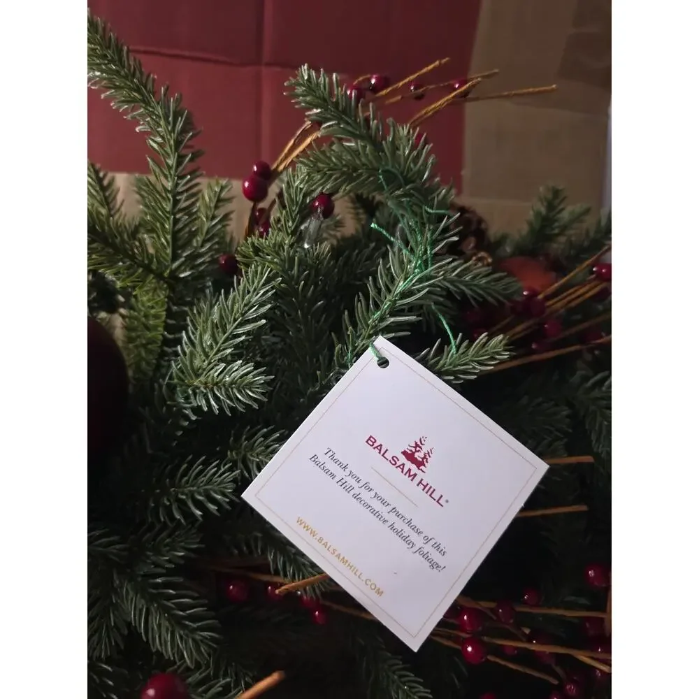 balsam hill heritage spice wreath 26